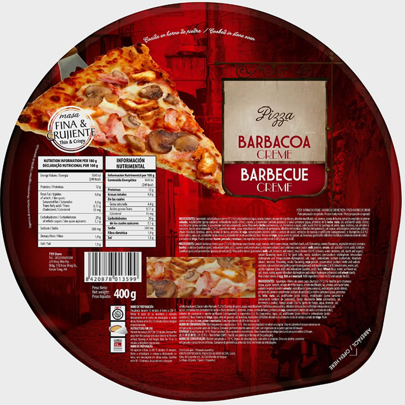 Pizza Barbacaeu BBQ Forno