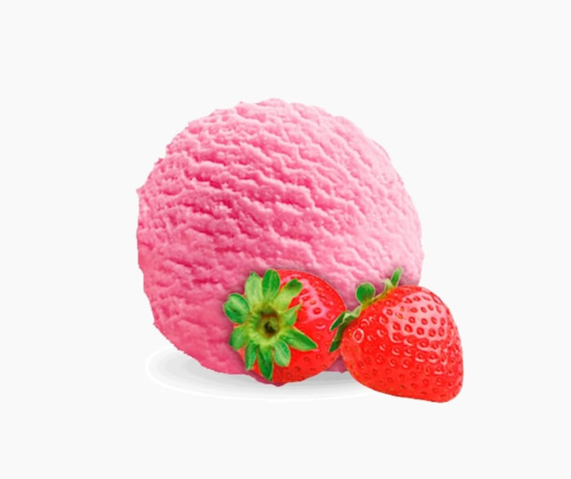Strawberry Bulk Ice Cream Cuvette